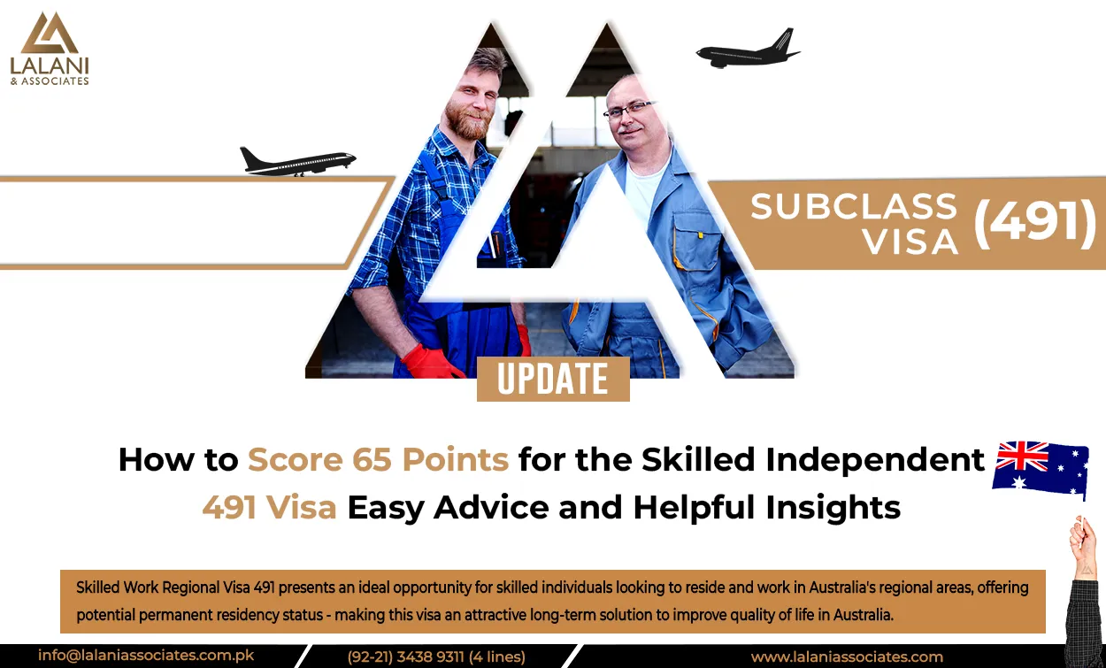 Skilled Independent 491 Visa